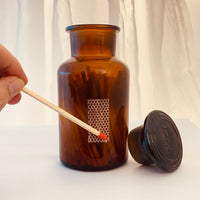 Candle and Match Jar set