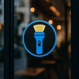 Blue Torch Sticker